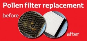 Pollen filter replacement