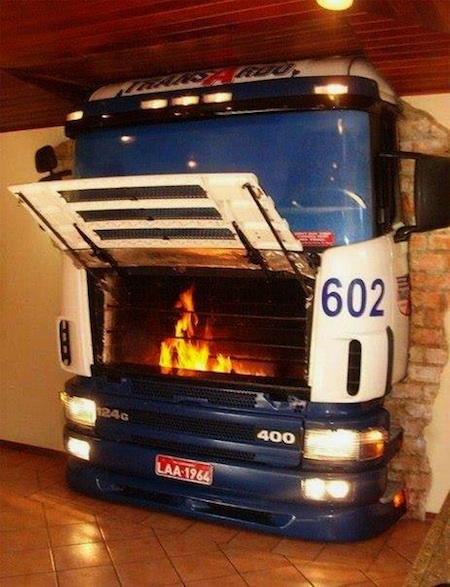 Truck Fireplace